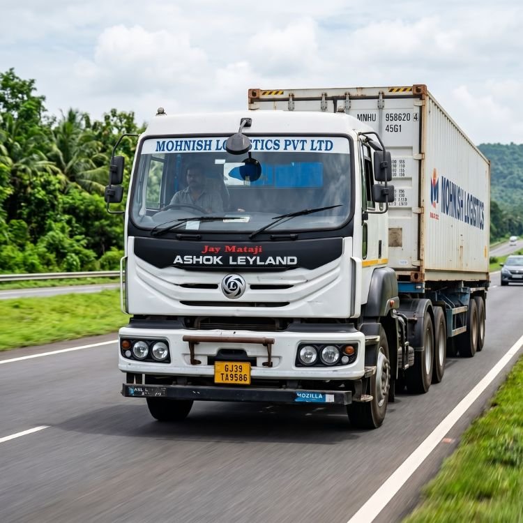 Mohnish Logistics fleet trucks