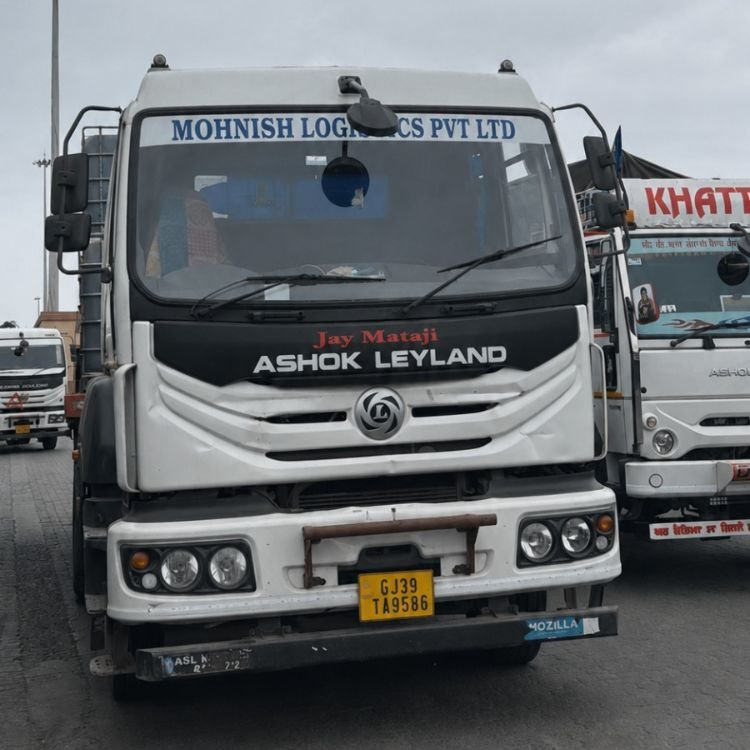 Mohnish Logistics truck front view